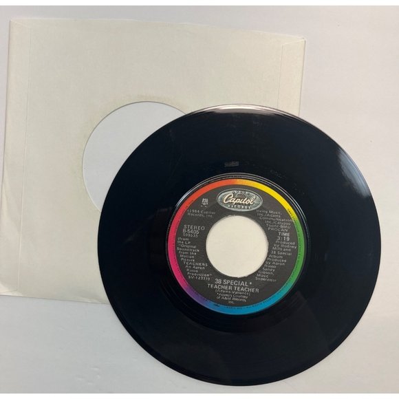 38 Special Back Teacher Teacher / Twentieth Century Fox 45 Classic Rock Capitol - Picture 3 of 4